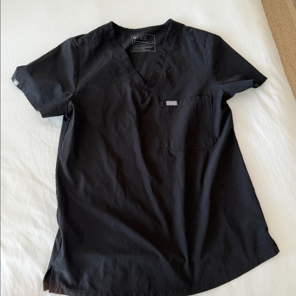 Recycled material figs black top size small